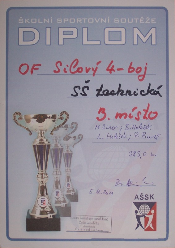 Přebor SŠ v silovém čtyřboji