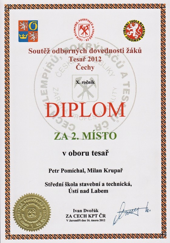 Soutěž Tesař 2012