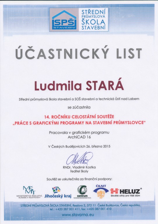 Mezinárodní soutěž Grafické programy 2015