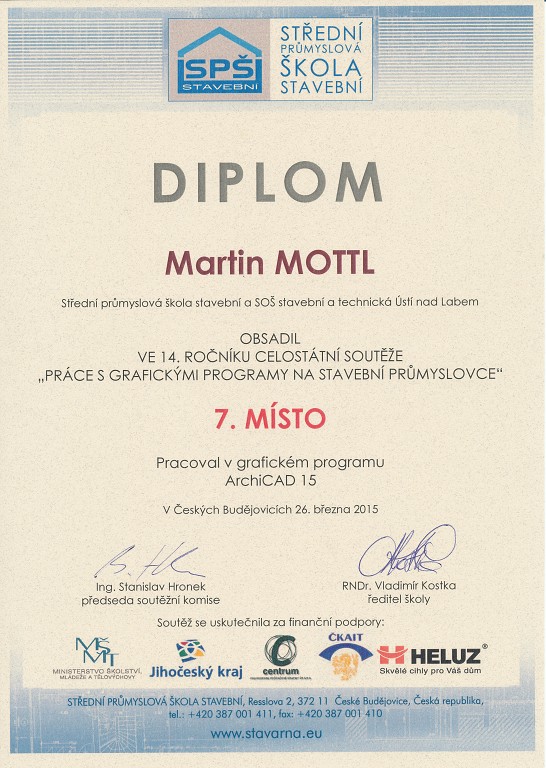 Mezinárodní soutěž Grafické programy 2015