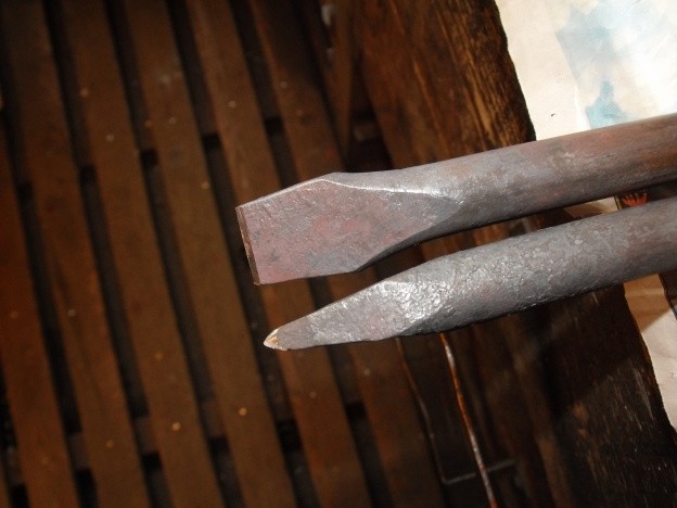 Výuka strojních mechaniků v kovárně
