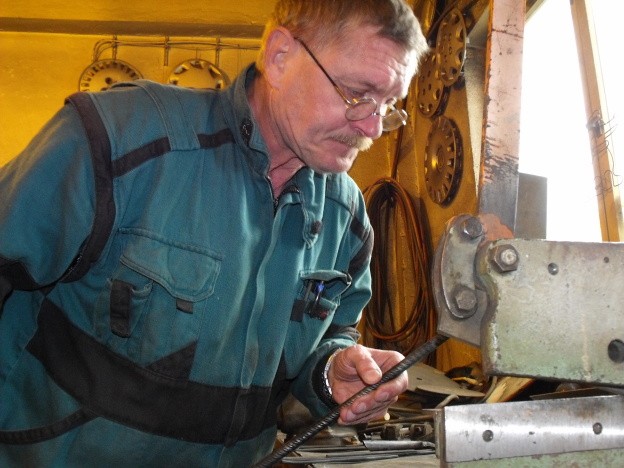 Výuka strojních mechaniků v kovárně