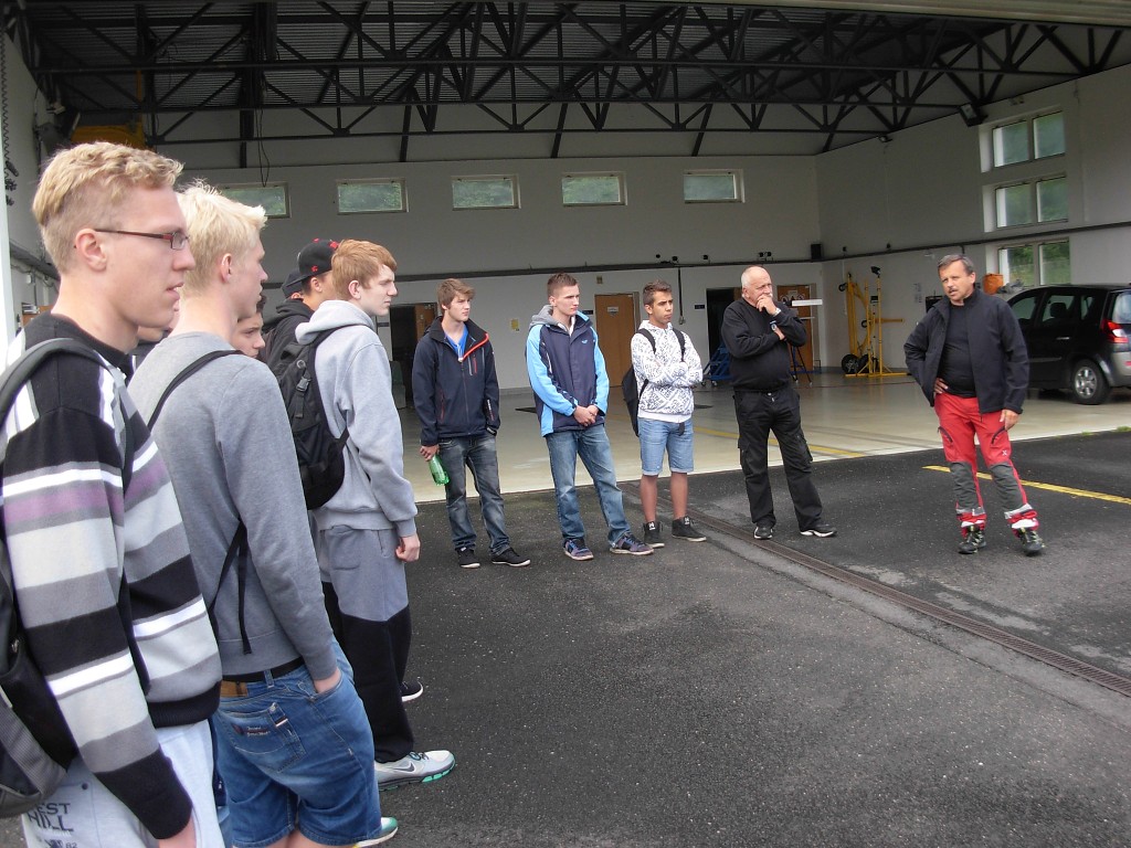 Heliport a hasiči v Ústí nad Labem