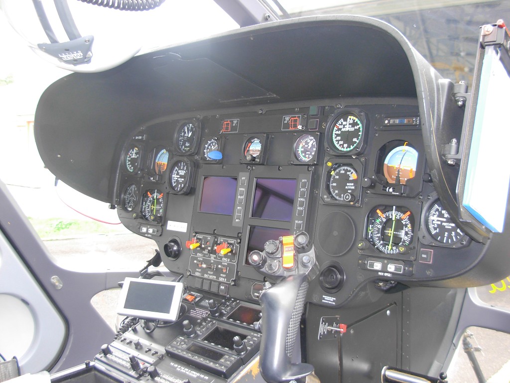 Heliport a hasiči v Ústí nad Labem