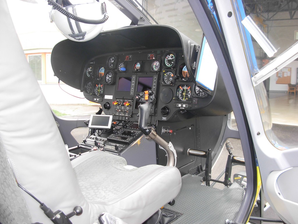Heliport a hasiči v Ústí nad Labem